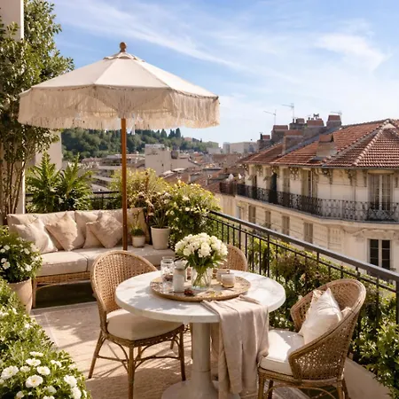 Penthouse Avec Terrasses Panoramiques 公寓 尼斯
